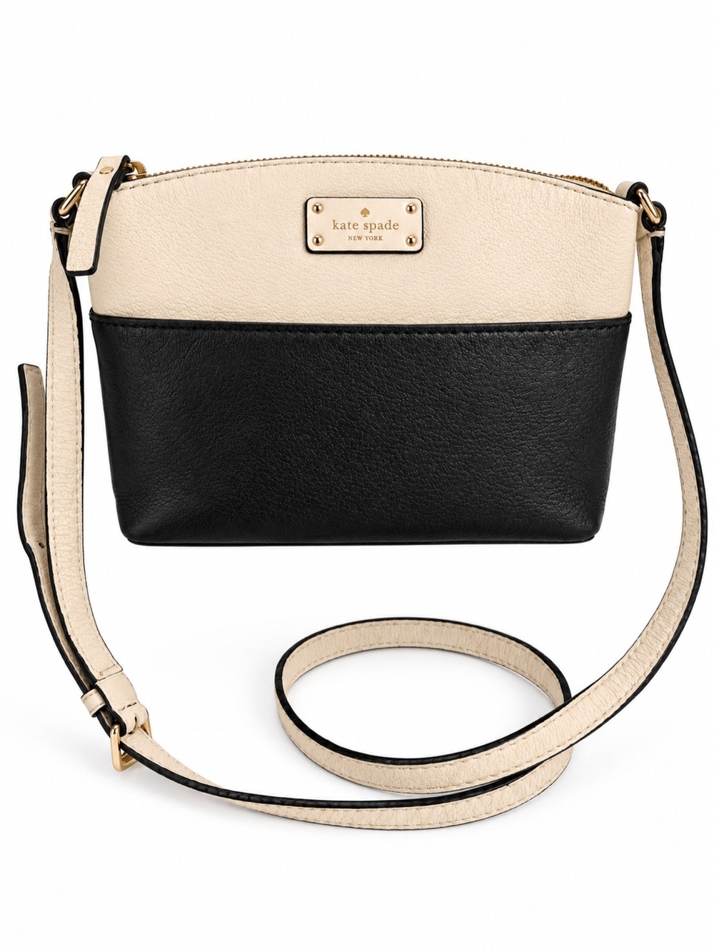 Kate Spade Millie Grove Street Black & Cement Crossbody Bag